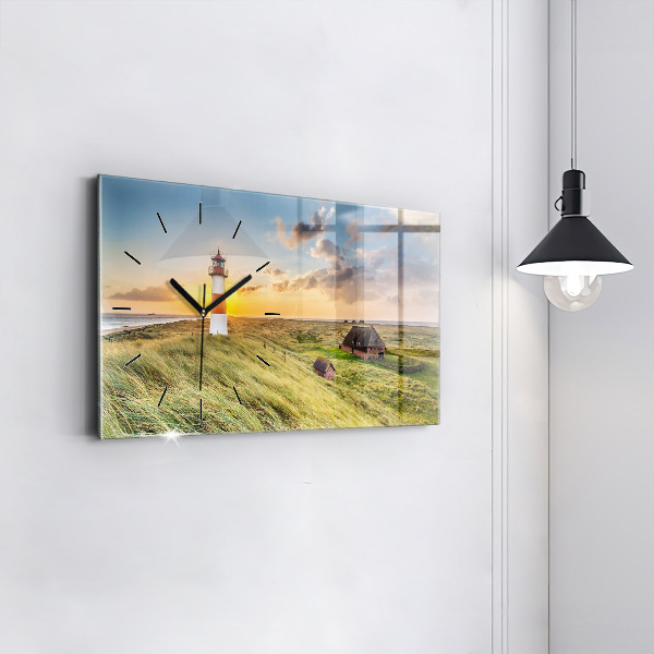 Horloge rectangulaire horizontale Phare