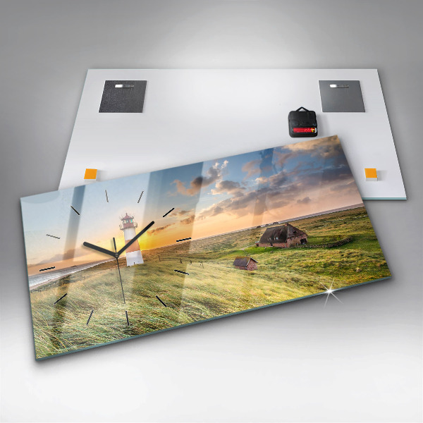 Horloge rectangulaire horizontale Phare