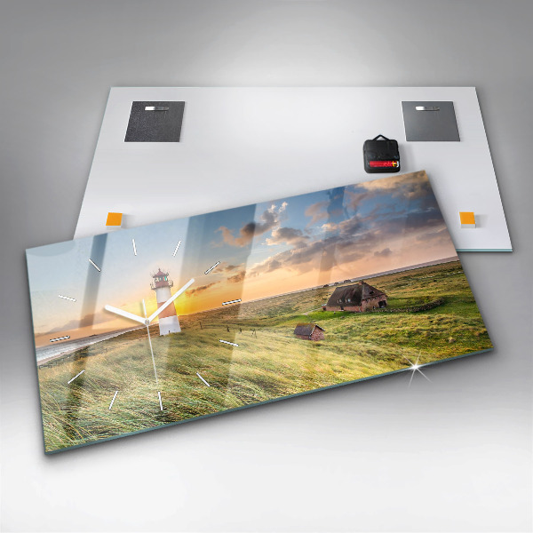 Horloge rectangulaire horizontale Phare