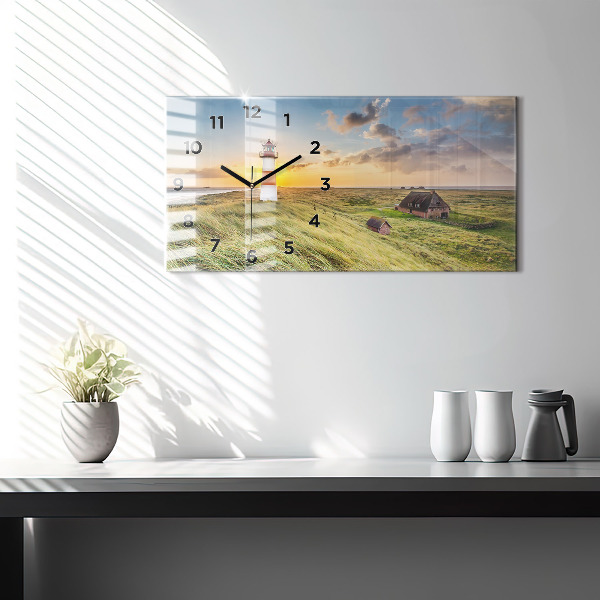 Horloge rectangulaire horizontale Phare