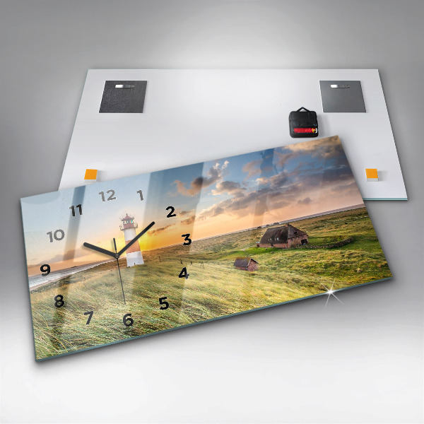 Horloge rectangulaire horizontale Phare