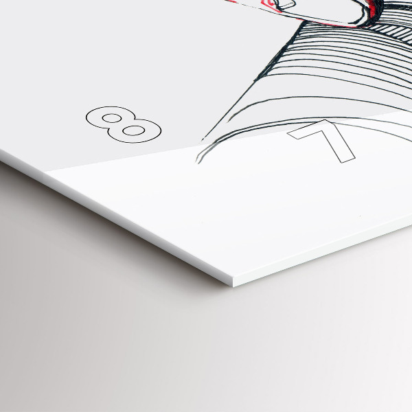 Horloge rectangulaire horizontale Se tenir la main