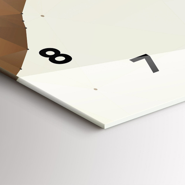 Horloge rectangulaire horizontale 'Création d''Adam'