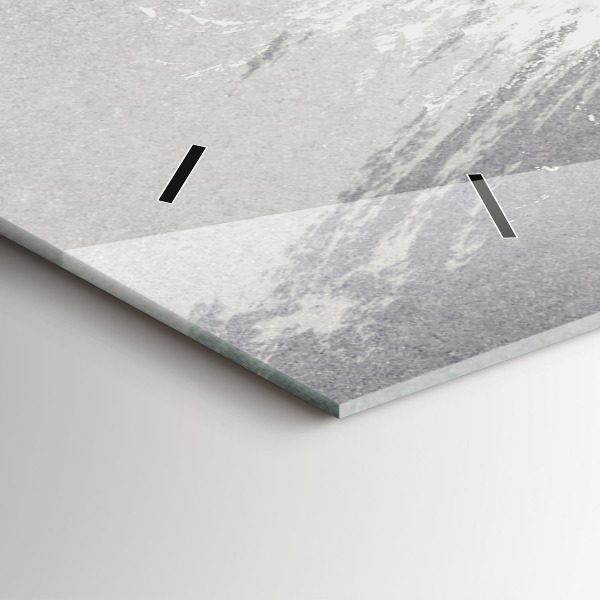 Horloge rectangulaire horizontale Femme - aquarelles