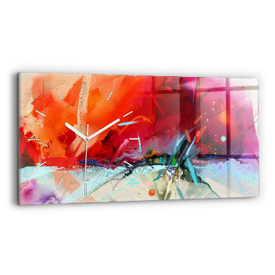 Horloge murale horizontale 'Des rangées d''épices'