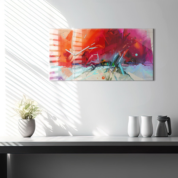 Horloge murale horizontale 'Des rangées d''épices'