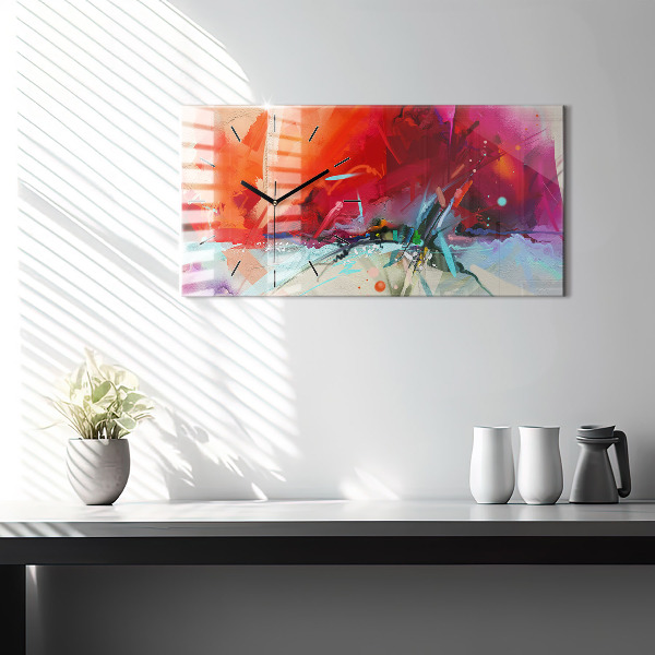 Horloge murale horizontale 'Des rangées d''épices'