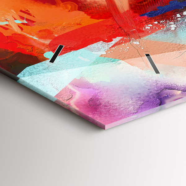 Horloge murale horizontale 'Des rangées d''épices'