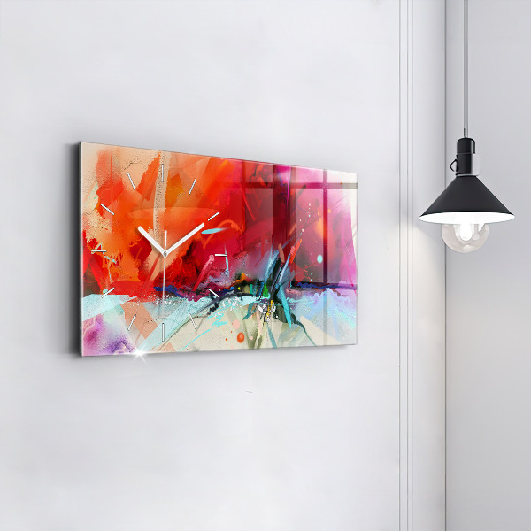 Horloge murale horizontale 'Des rangées d''épices'