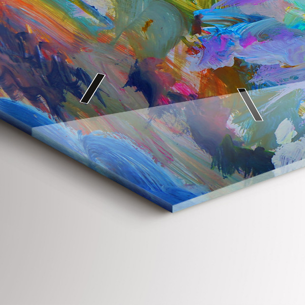 Horloge murale horizontale Ballerine peinte