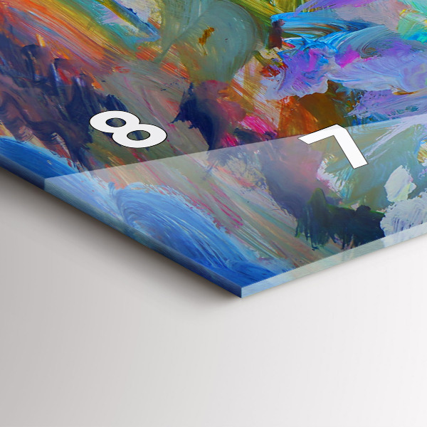 Horloge murale horizontale Ballerine peinte