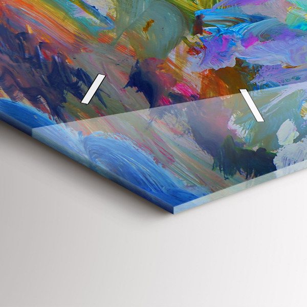 Horloge murale horizontale Ballerine peinte