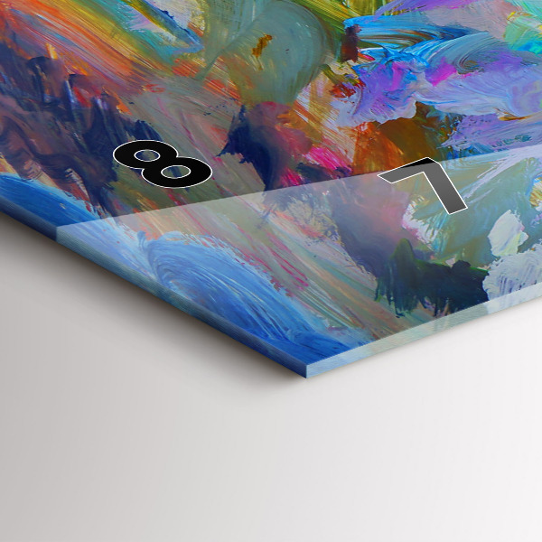 Horloge murale horizontale Ballerine peinte