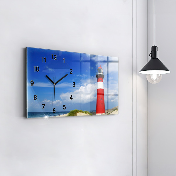 Horloge rectangulaire horizontale Phare