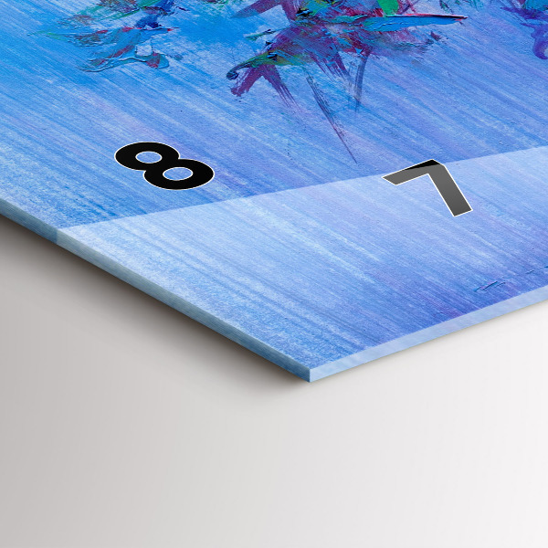 Horloge murale horizontale Fleurs dans un vase