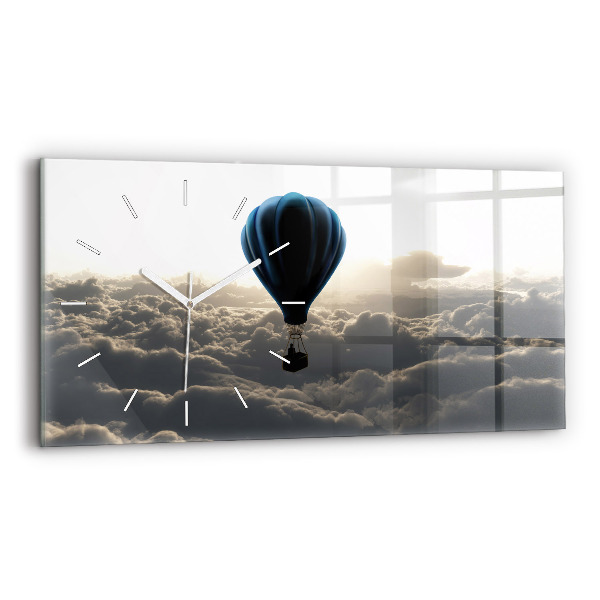 Horloge rectangulaire horizontale Ballon dans le ciel