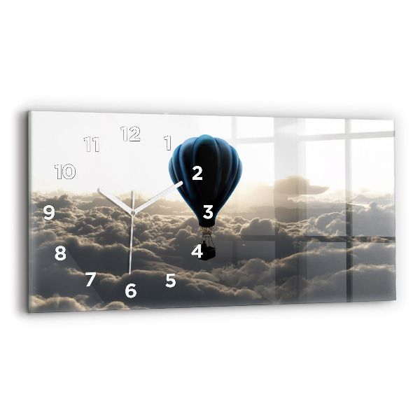 Horloge rectangulaire horizontale Ballon dans le ciel