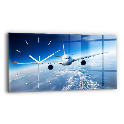 Horloge rectangulaire horizontale Plan des nuages