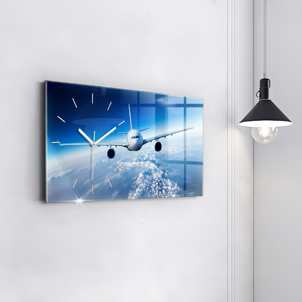 Horloge rectangulaire horizontale Plan des nuages