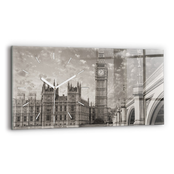 Horloge rectangulaire horizontale Londres Angleterre Big Ben
