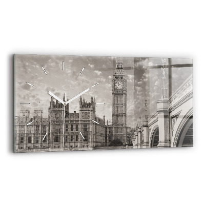 Horloge rectangulaire horizontale Londres Angleterre Big Ben
