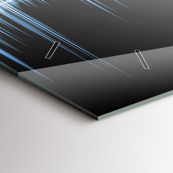 Horloge rectangulaire horizontale Microphone et casque