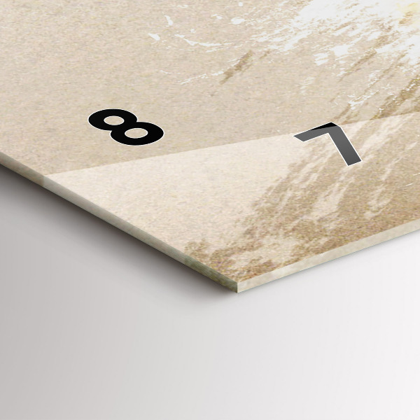 Horloge rectangulaire horizontale 'Portrait d''une femme abstrait'