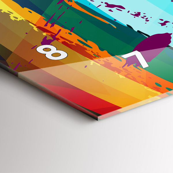 Horloge rectangulaire horizontale Contexte abstrait