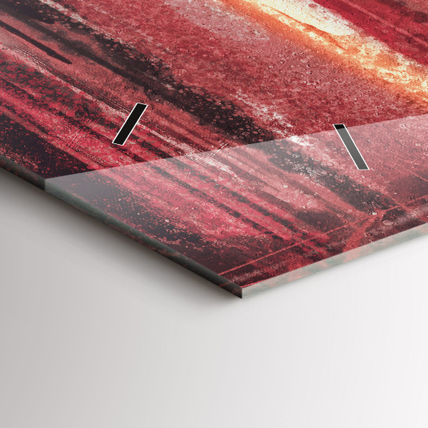 Horloge rectangulaire horizontale Jeune couple amoureux