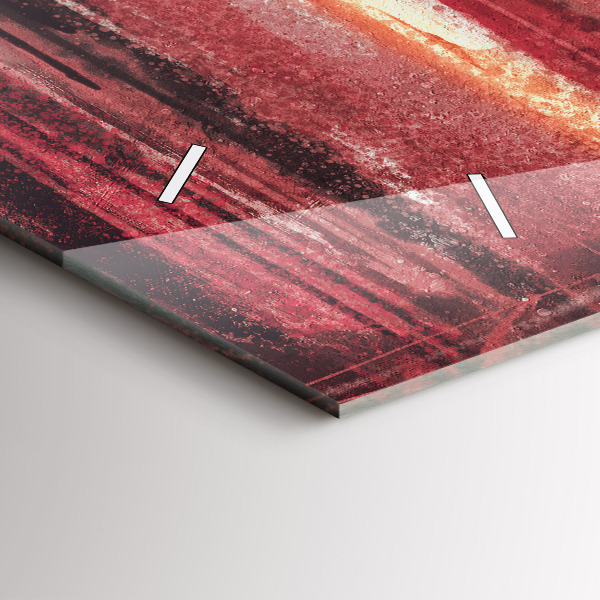 Horloge rectangulaire horizontale Jeune couple amoureux