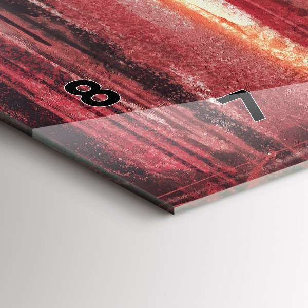 Horloge rectangulaire horizontale Jeune couple amoureux