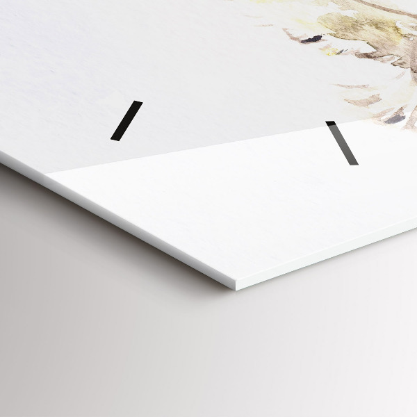 Horloge rectangulaire horizontale Oiseaux en vol