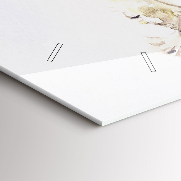 Horloge rectangulaire horizontale Oiseaux en vol