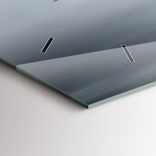 Horloge rectangulaire horizontale Avion militaire en vol