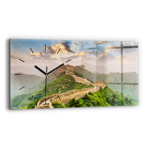 Horloge rectangulaire horizontale La Grande Muraille de Chine