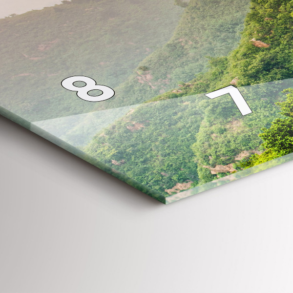 Horloge rectangulaire horizontale La Grande Muraille de Chine