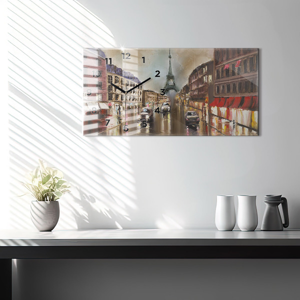 Horloge murale horizontale Ville de Paris