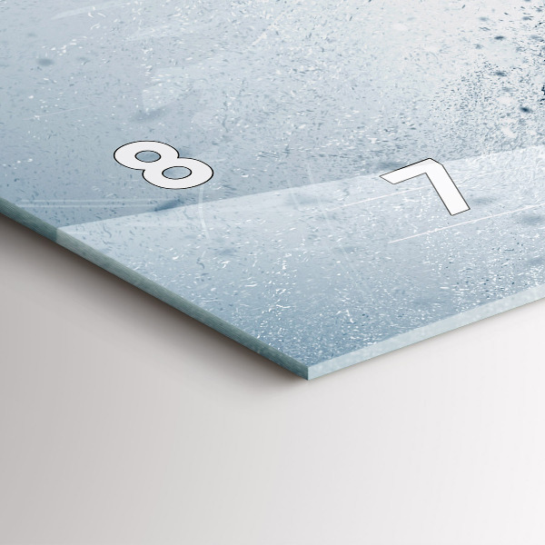 Horloge murale horizontale Homme qui court