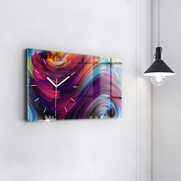 Horloge murale horizontale 'Salle d''abstraction'