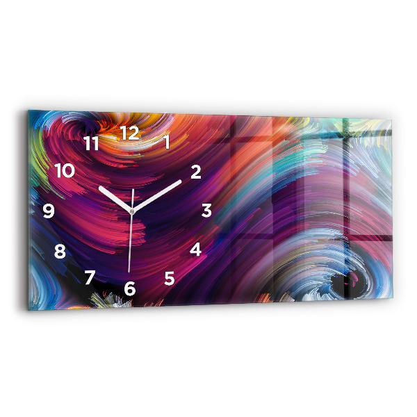 Horloge murale horizontale 'Salle d''abstraction'