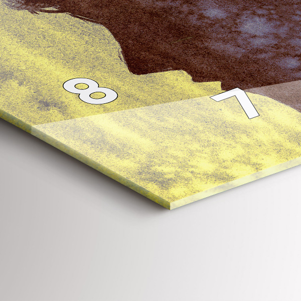 Horloge murale horizontale Femme dans la forêt