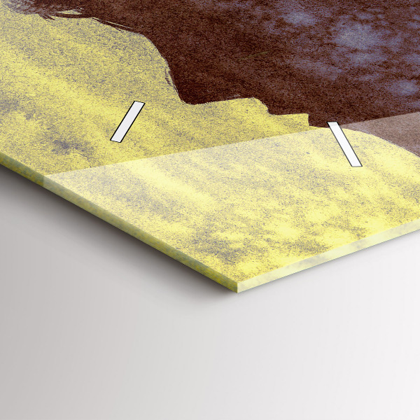 Horloge murale horizontale Femme dans la forêt