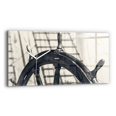 Horloge murale horizontale Navire antique
