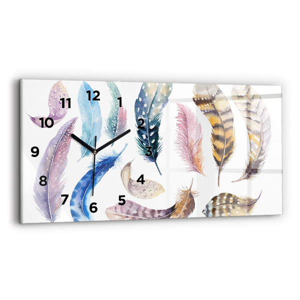 Horloge murale horizontale 'Illustration d''art rétro'