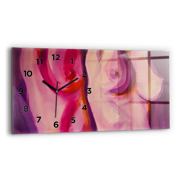 Horloge murale horizontale Peindre des femmes