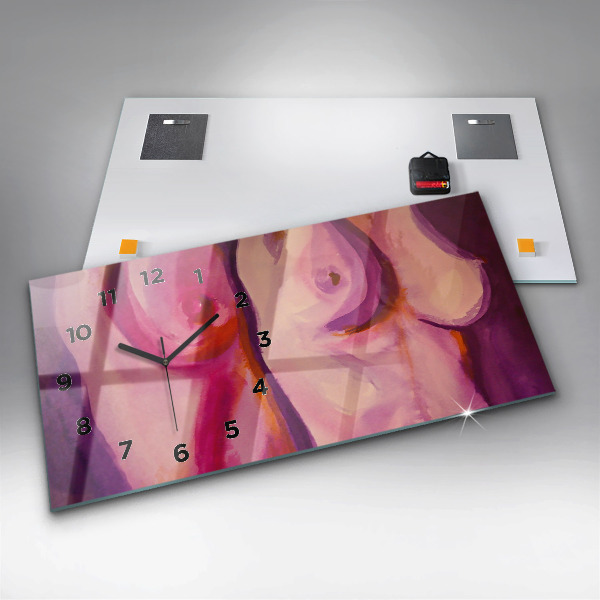 Horloge murale horizontale Peindre des femmes