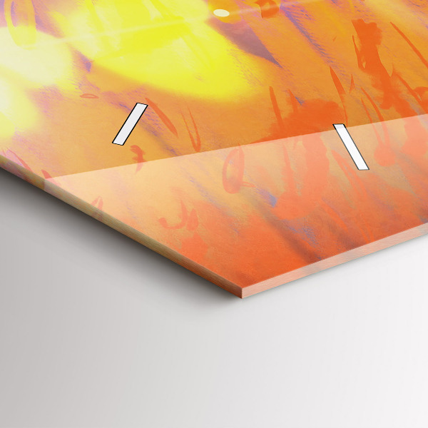 Horloge murale horizontale Chevalier avec une épée