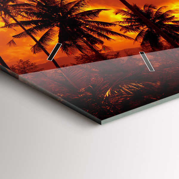 Horloge rectangulaire horizontale Thaïlande Plage de Klong Prao