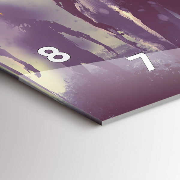 Horloge murale horizontale Zombies la nuit - Halloween