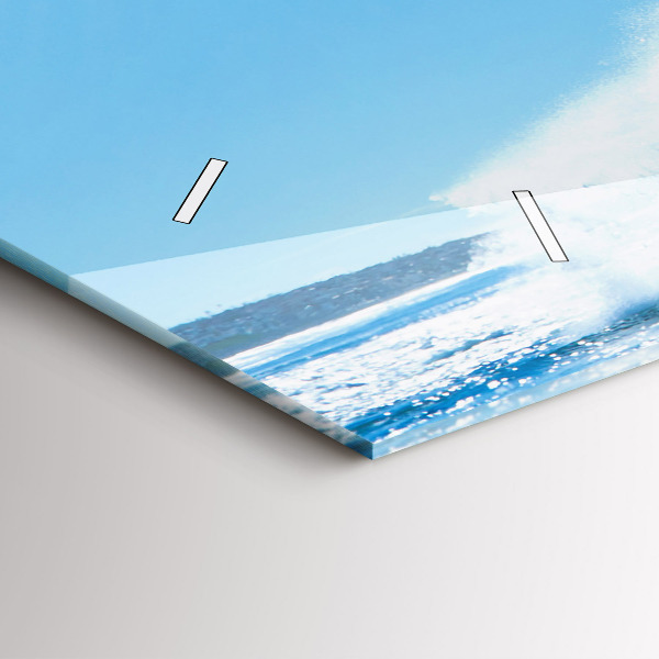 Horloge rectangulaire horizontale Surf à Hawaï